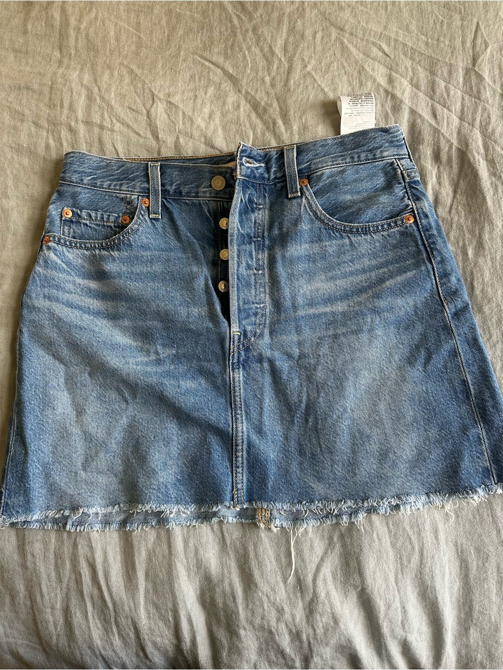 Levi’s Blue Denim Mini Skirt